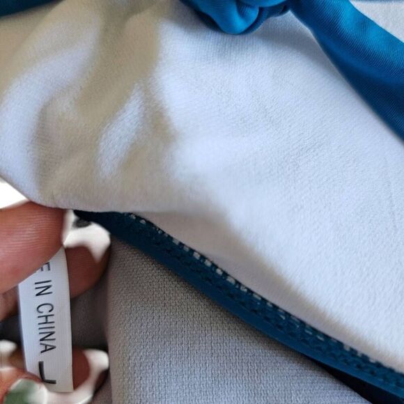 Royal blue 2pc bikini set Sz L - Picture 4 of 4